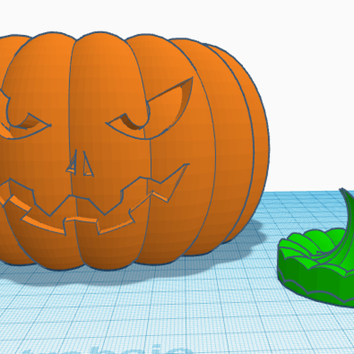 pumpkin V2. 3D model