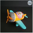 004.jpg 3D file Kinder Surprise Egg Toy plane - No Supports・3D printer model to download