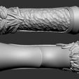 08.jpg Zeus Head Knife Handle 3D print model