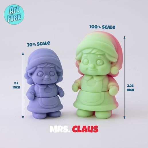 MrsClaus_01.jpg Flexi Sra. Claus STL/3MF