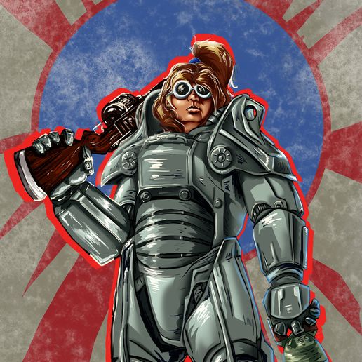T-45d Girl from Fallout