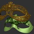 Filigree-Celebration-Mask-Marco-Valenzuela-2023-1.jpg 2 Part Filigree Celebration Mask . Masquerade Party . Mardi Gras .