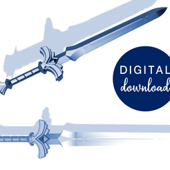 Goddess-Sword-Digital.png FICHES STL DE L'ÉPÉE DE LA DAME [Legend of Zelda : Skyward Sword]
