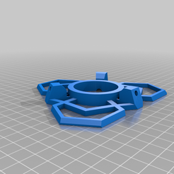 base_Tile_esagonale.png Free 3D file ceiling base for Ikosaglod Lamp・3D print design to download