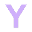 Y.stl Alphabet in uppercase, Uppercase alphabet, Großbuchstaben, Alfabeto en mayúsculas