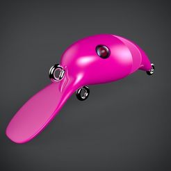 0b6f19b38fd090fbdb7af390c2195fc7_display_large.jpg STL file fishing Lure for trout- crank bait・Design to download and 3D print