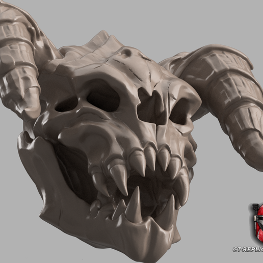 💀 Death Claw Skull trophy - Fallout 1:1 scale・ STL File for 3D printing ...