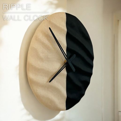 RIPPLE_clock_side2.jpg RIPPLE | Horloge murale