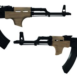 AK-HANDGUARD-6-01.jpg Fichier STL AIRSOFT - AK-47 HANDGUARD 6・Idée pour impression 3D à télécharger, 3D_ARMY