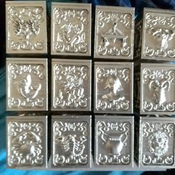 IMG_20220101_135517.jpg STL file Saint Seiya pack 13 box gold・3D printing template to download