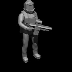 relaxed.jpg Free STL file [PRE-SUPPORTED] SCFI Infantry 4x Poses, 28mm, AA Game Items・3D printable object to download, EdwardPeak