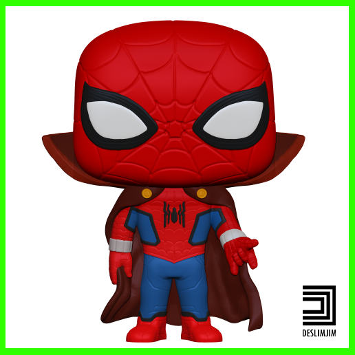 Spiderman-Hunter-01.png Download file SPIDER MAN HUNTER FUNKO POP WHAT IF MARVEL • Design to 3D print, deslimjim