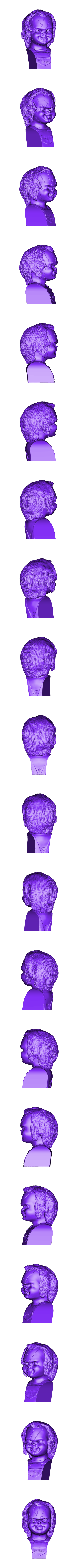 Chucky_Buste_repaired.obj Download free OBJ file Chucky Bust • Design to 3D print, Snorri