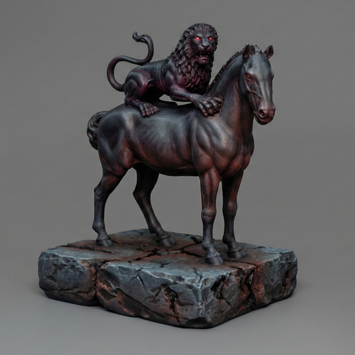 Orias Goetia Demon STL Statue
