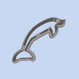model-1.png Amazon River Dolphin (Pink Dolphin) (1) COOKIE CUTTERS, MOLD FOR CHILDREN, BIRTHDAY PARTY