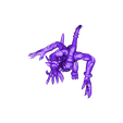Horror2_3.stl Free STL file Magenta (or Blue) Nightmares With Aggressive Jazz Hands・Template to download and 3D print