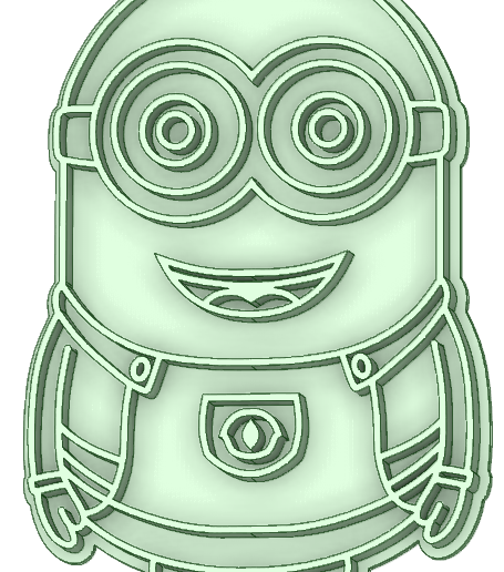 Whole Minion 15 cookie cutter - 3D model önizlemesi
