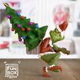 FunBox_Figures_Grinch_01.jpg 3D file Grinch Christmas Tree Toy・3D printer design to download