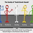 family_display_large.jpg 'Tooth Brush Standz' ... Fun free standing tooth brush holders!