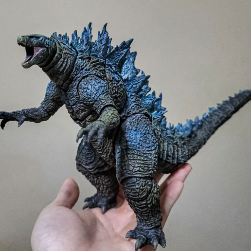 👹 SHM godzilla 2019/2021/2024 custom headsculpt・Archivo STL para