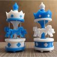 carousel2_B1b.jpg CHRISTBAUMSCHMUCK, christmas tree ornaments, Horses carousel