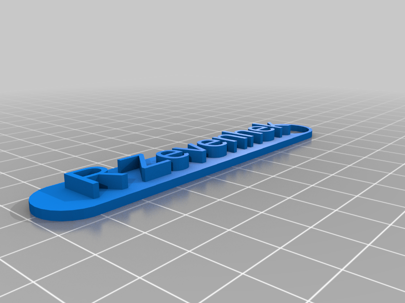 Free 3D file Name tag・3D printing model to download・Cults