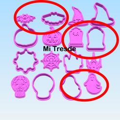 set-x3-n2.jpg STL-Datei HALLOWEEN 2 SATZ 2023・Design zum Herunterladen und 3D-Drucken