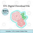 Etsy-Listing-Template-STL.png Rose Cluster Cookie Cutters | STL File