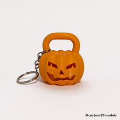 Calabaza-Kettlebell-5.png 🎃 Halloween Keychain 🎃 Kettlebell Pumpkin 🎃