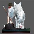 5.jpg MONONOKE HIME MIYAZAKI HAYAO ANIME SEXY GIRL WILD CHARACTER 3D print model