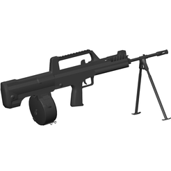 Type-95-automatic-rifle.png OBJ file Type 95 automatic rifle・Design to download and 3D print