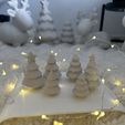 IMG_1685.jpeg Minimalist Christmas Tree Set – 4 Styles (Snowy, Snowy with Star, Ribbed, Ribbed with Star) – 3D Printable STL Files, Scalable Holiday Decor