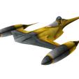 N1NabooFighter.png Fichier STL gratuit Chasseur Naboo N1・Design pour imprimante 3D à télécharger