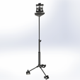 Tripod_assembly.png Verstellbares Telefonstativ