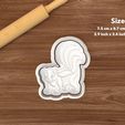 02.jpg Skunk Cookie Cutter Set