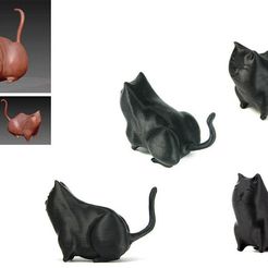 crea_02.jpg Archivo 3D gratis Gato・Diseño por impresión en 3D para descargar