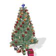 0_00014.jpg Chrismas Tree 3D Model - Obj - FbX - 3d PRINTING - 3D PROJECT - GAME READY NOEL Chrismas Tree  Chrismas Tree NOEL