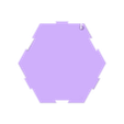 hexagonale 125x135 avec trou de perçage.stl modular shelf