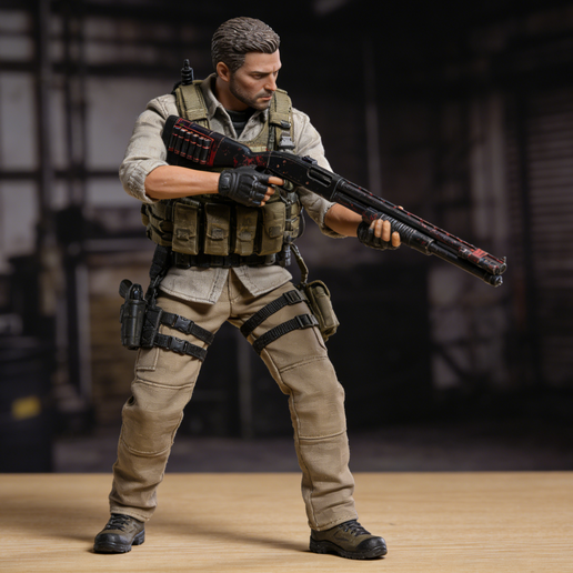 mzz -305- Mossberg 500 Shotgun - Scale Model