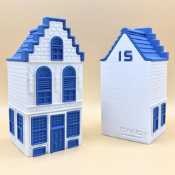 Delft-Blue-House-no-15-Miniature-Decorative-BothSides.png Delft Blue House no. 15