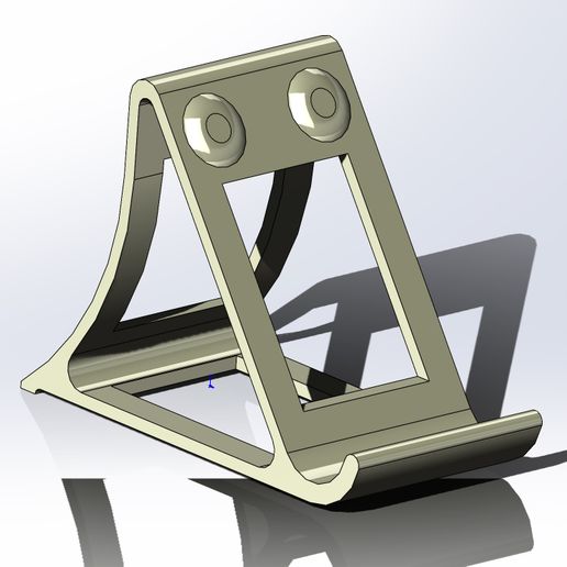 Lightweight phone stand 3D model