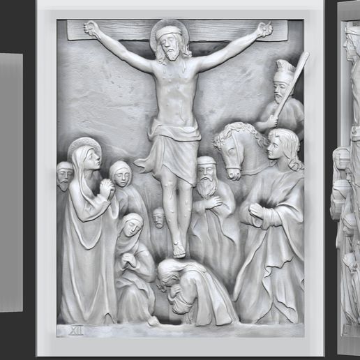 12-XII-STAZIONE-Gesù-morto-in-croce.jpg Way Of The Cross-14 Stations of  Cross  Via Dolorosa Via Crucis