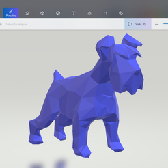 1.png Archivo STL Schnauzer Polygonial・Modelo imprimible en 3D para descargar