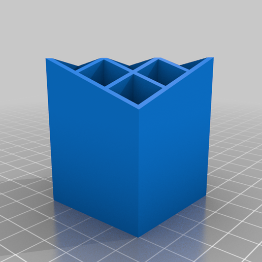 Download free STL file Grid Pen Holder • 3D printer model ・ Cults