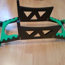 Trolley for a radio-controlled glider