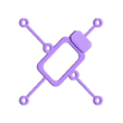 Micro_Hex_Quad_4_70mm_UInner.stl Micro Quadcopter Frame
