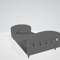 Sin-título.jpg Fichier OBJ Lit 2・Plan pour impression 3D à télécharger