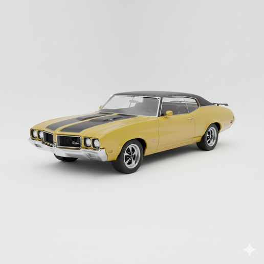Buick Skylark GS hypercar, muscle car, supercar, truck, sports car, diorama, garage, JDM, car model, SUV, race car, classic car, pickup, vehicle, drift car, automobile, car, car 3D, car STL, vintage car