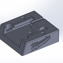 POa8.jpg STL file MILWAUKEE M18 BATTERY ADAPTER FOR ANY TOOL・3D printer model to download