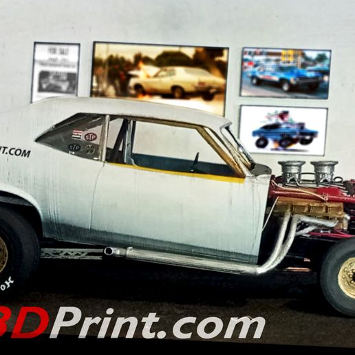 Chevrolet-Nova-Gasser-5.jpg Descargar archivo STL Chevrolet Nova Gasser Nitro 1:12 Scale • Diseño para impresión en 3D, Racing3DPrint